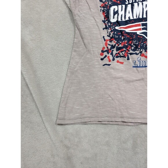 New England PATRIOTS Shirt NFL Super Bowl LIII Champions Womens M Medium T-Shirt - Picture 8 of 15